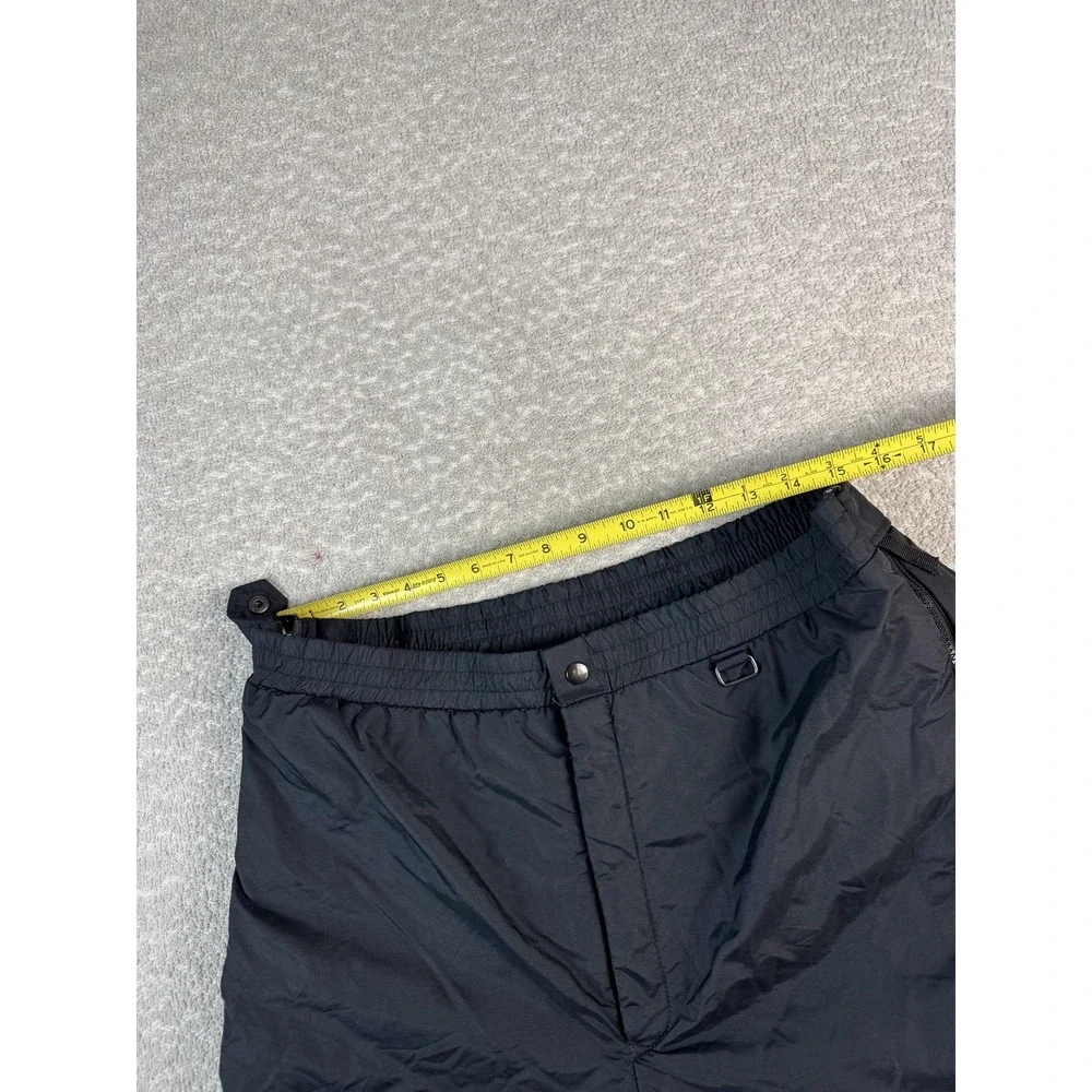 Obermeyer‎ Tundra Snow Pants Mens XL Black Insulated Ski Adjustable Waist Zip